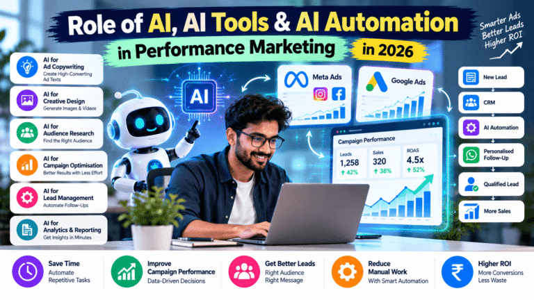 Role of AI, AI Tools & AI Automation in Performance Marketing in 2026